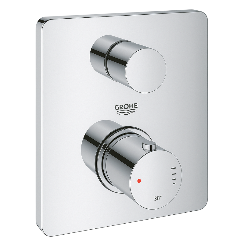 33715000 Термостат СМ на 2 функции Ecostat Comfort S, хром фото 1