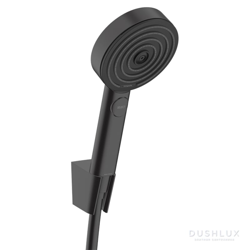 Ручной душ Hansgrohe Pulsify Select S 105 3jet Activation EcoSmart, черный матовый (24101670) фото 2