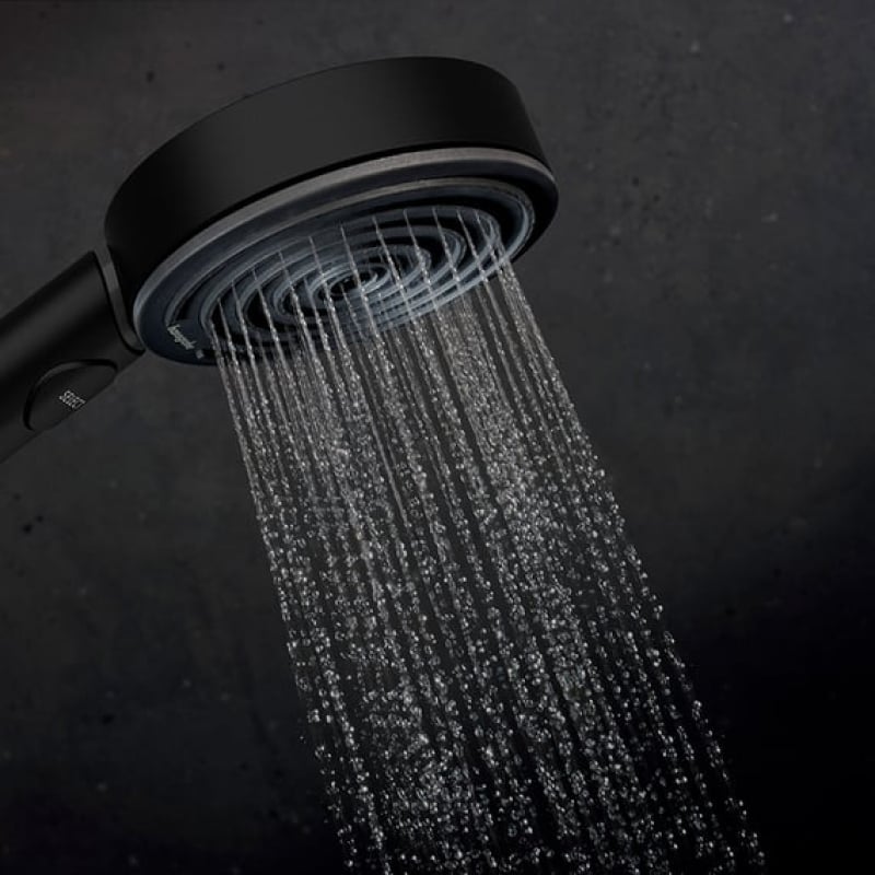 Ручной душ Hansgrohe Pulsify Select S 105 3jet Activation EcoSmart, черный матовый (24101670) фото 4
