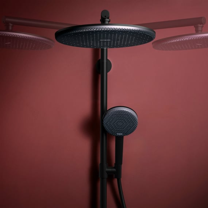 Ручний душ Hansgrohe Raindance Alive Select S 125 3jet, EcoSmart, чорний матовий (24511670) фото 5