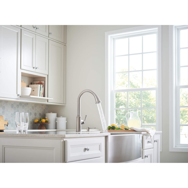 Смеситель однорычажный для мойки Grohe Gloucester, сталь (30422DC0) фото 5