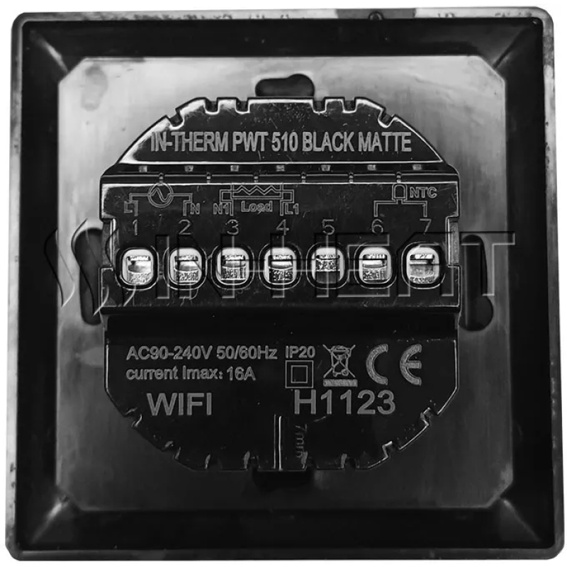 Wi-Fi Терморегулятор In-Therm PWT 510 Чорний фото 8