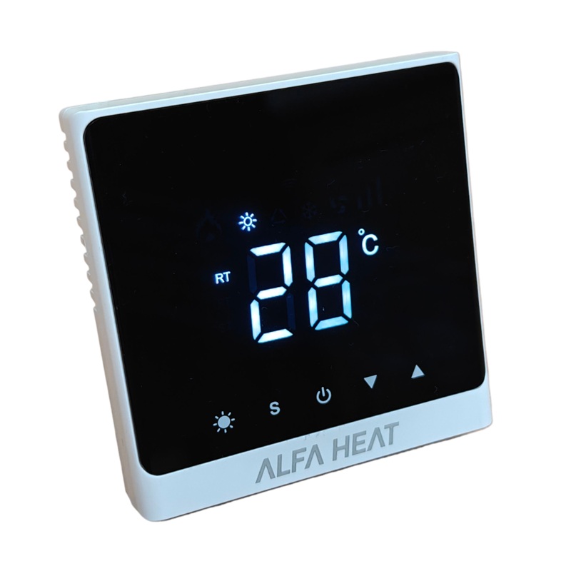Wi-Fi Терморегулятор Alfa Heat Smart Білий фото 2