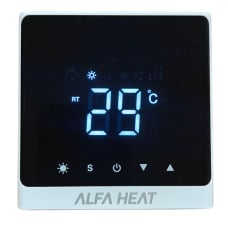 Wi-Fi Терморегулятор Alfa Heat Smart Белый