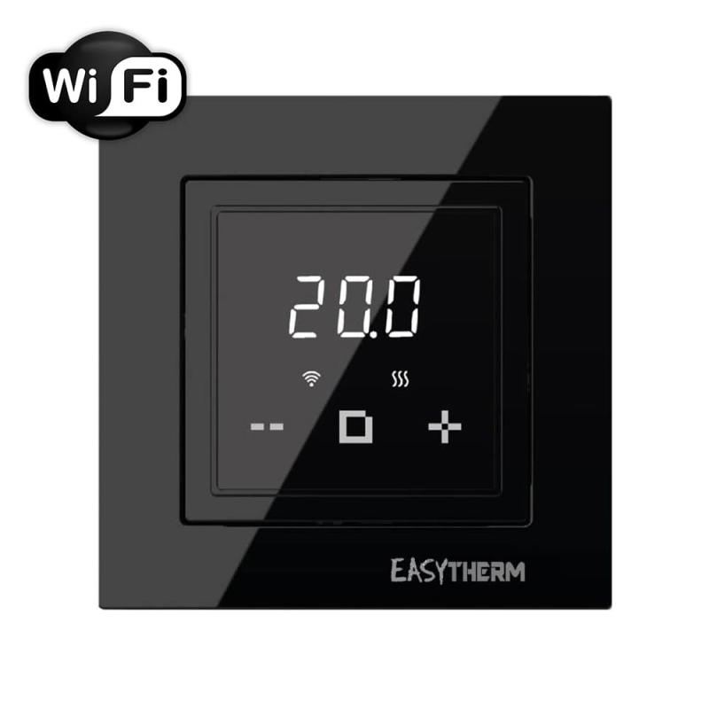 Wi-Fi Терморегулятор Easytherm ET45 Чорний фото 1