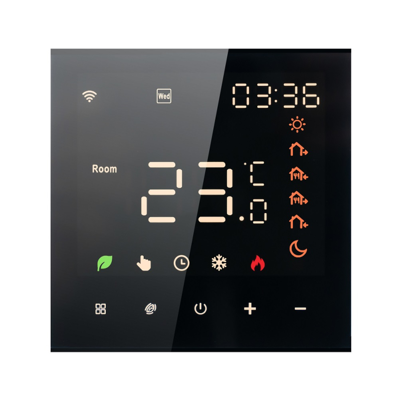 Wi-Fi Терморегулятор In-Therm PWT 082 Чорний фото 1