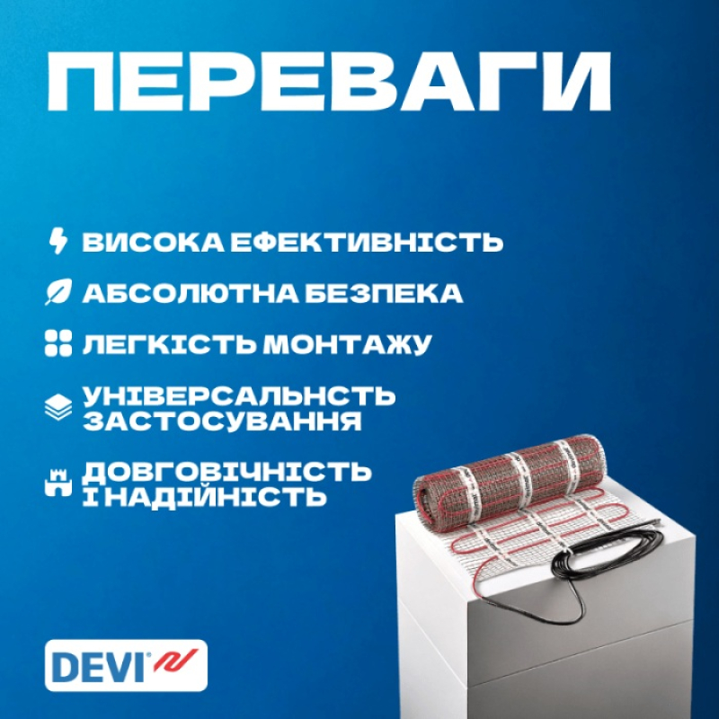 Нагревательный мат DEVIcomfort 150T 2.5 м² фото 3
