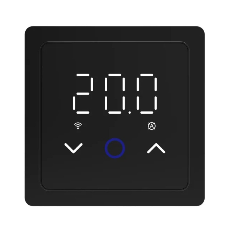 Wi-Fi Терморегулятор In-Therm PWT 029 Чорний матовий фото 1