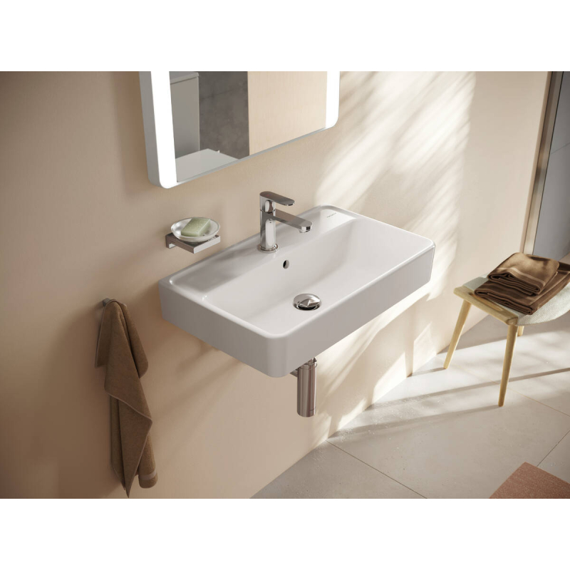 Rebris S 80 Смеситель для раковины 143 мм, без д/кл., CoolStart, хром фото 4