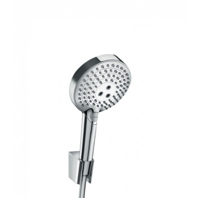 Raindance Select S 120 3jet PowderRain Душевой набор с настенным держателем и шлангом 1600 мм, хром фото 1