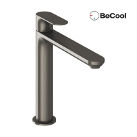 Смеситель для умывальника Ravak Eleganta BeCool 220 мм, графит матовый (X070416)