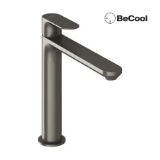 Смеситель для умывальника Ravak Eleganta BeCool 220 мм, графит матовый (X070416)