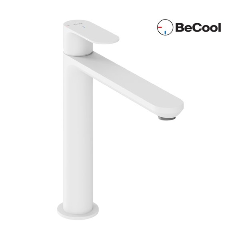 Смеситель для умывальника Ravak Eleganta BeCool 220 мм, белый матовый (X070415) фото 1