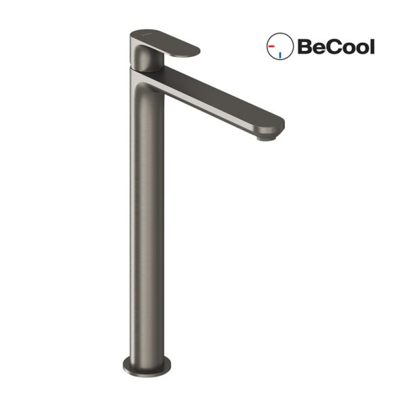 Смеситель для умывальника Ravak Eleganta BeCool 335 мм, графит матовый (X070422) фото 1