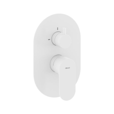 Змішувач прихованого монтажу двоходовий Ravak Eleganta White Velvet X070264