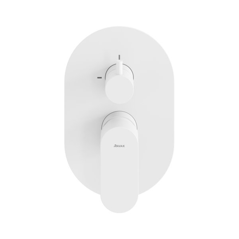 Смеситель скрытого монтажа двухходовой Ravak Eleganta White Velvet X070264 фото 2