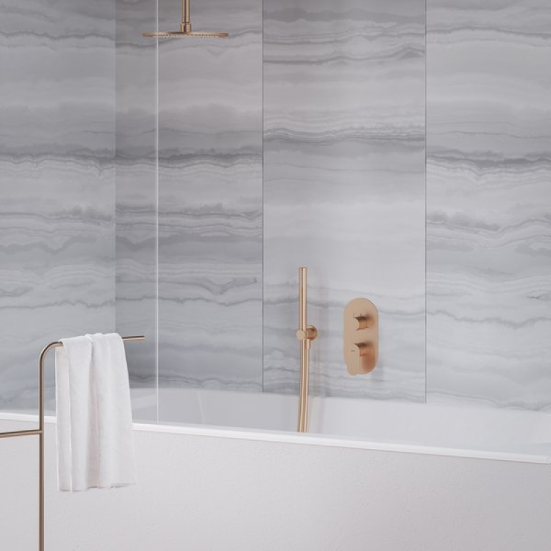 Смеситель скрытого монтажа трехходовой Ravak Eleganta Rose Gold Brushed X070371 фото 2
