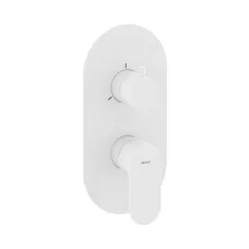 Смеситель скрытого монтажа трехходовой Ravak Espirit White Velvet X070260