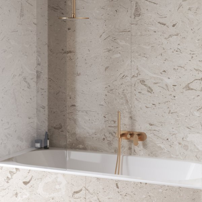Смеситель скрытого монтажа трехходовой Ravak Eleganta Rose Gold Brushed с душевым набором X070370 фото 3