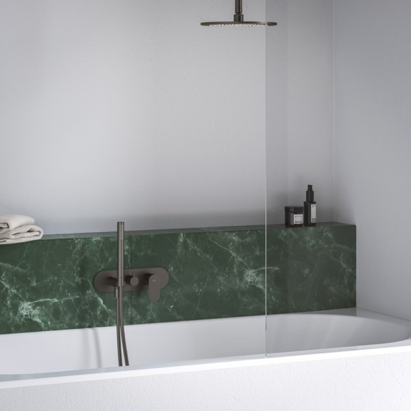 Змішувач прихованого монтажу триходовий Ravak Eleganta Graphite Brushed з душовим набором X070333 фото 3