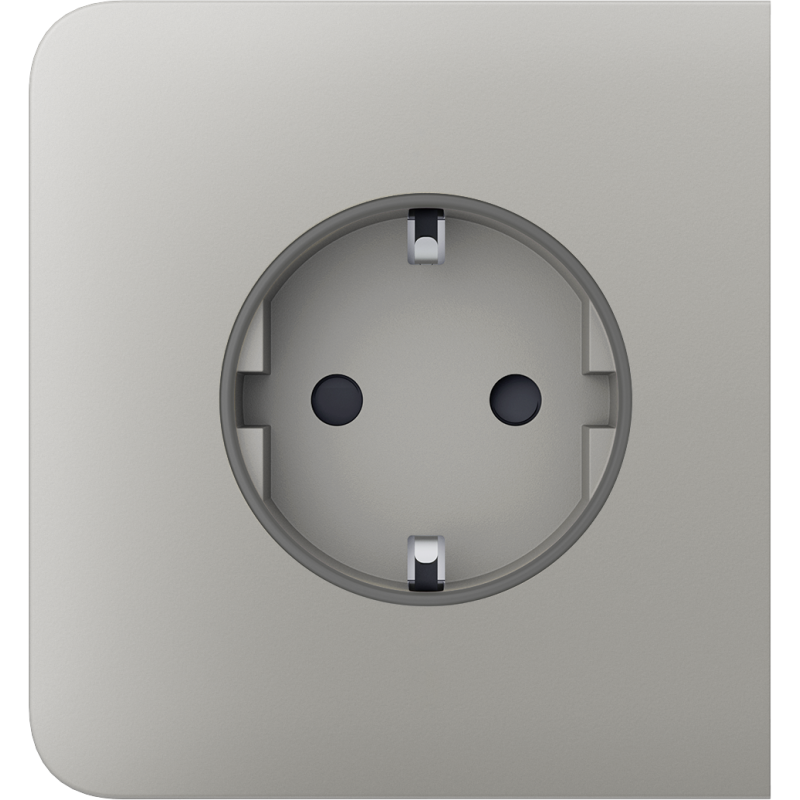 Боковая панель для встроенной розетки Ajax SideCover (basic) Oyster фото 1