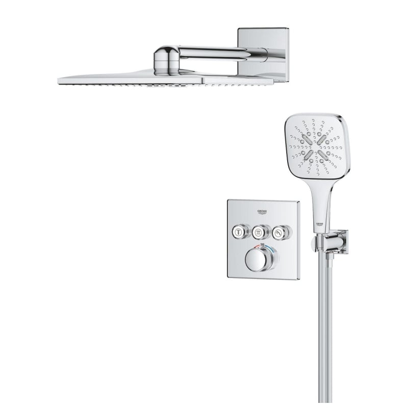 Grohtherm SmartControl Rainshower SmartActive 310 Душевая система скрытого монтажа, хром 34864000 фото 2