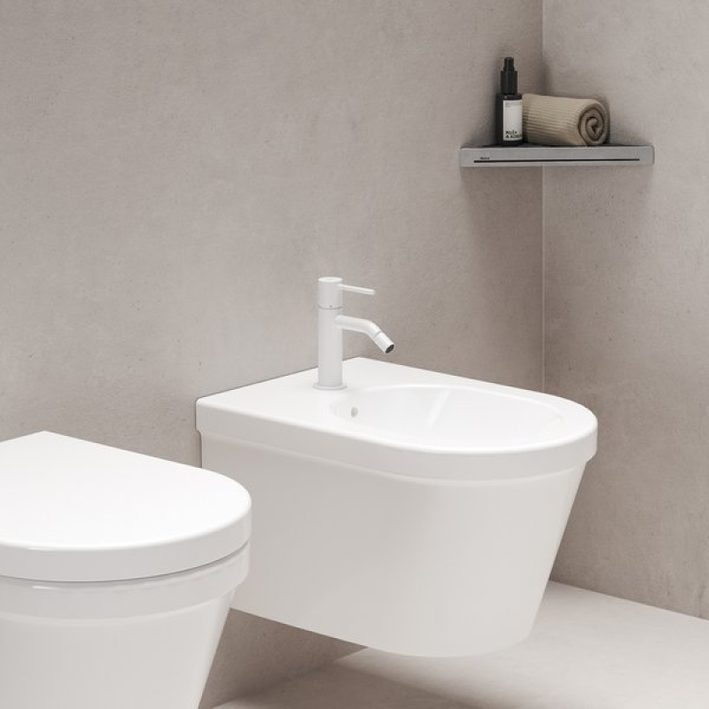 Смеситель для биде Ravak Espirit 154 мм, белый матовый (X070244) фото 2