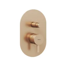 Смеситель скрытого монтажа двухходовой Ravak Espirit Rose Gold Brushed X070358