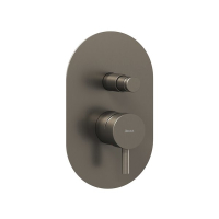 Змішувач прихованого монтажу двоходовий Ravak Espirit Graphite Brushed X070321