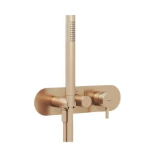 Смеситель скрытого монтажа трехходовой Ravak Espirit Gold Brushed X070606
