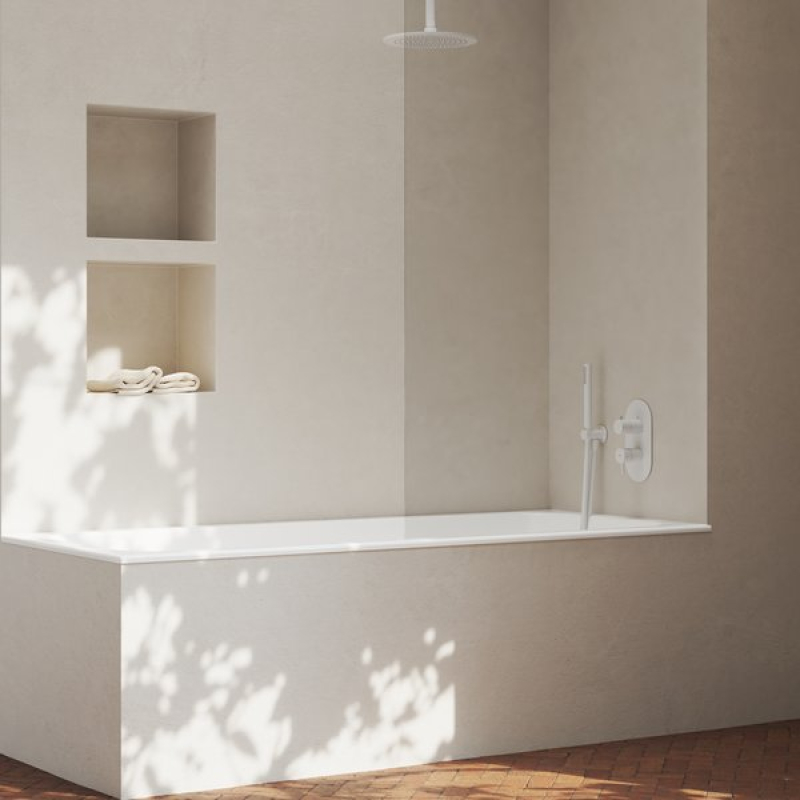 Смеситель скрытого монтажа трехходовой Ravak Espirit White Velvet X070246 фото 2