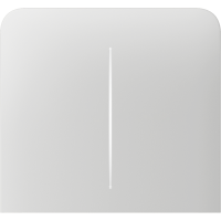 Боковая кнопка для двухклавишного выключателя Ajax SideButton (2-gang) vertical White