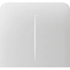 Бічна кнопка для двоклавішного вимикача Ajax SideButton (2-gang) vertical White