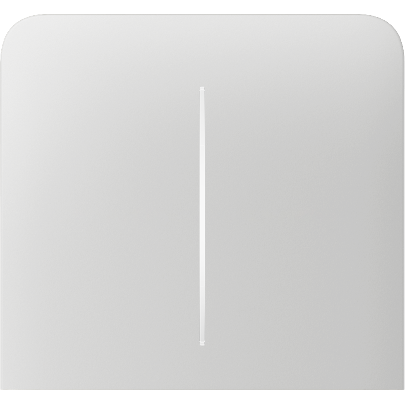 Бічна кнопка для двоклавішного вимикача Ajax SideButton (2-gang) vertical White фото 1