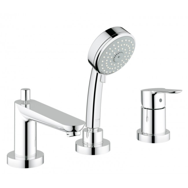 Смеситель в борт ванны Grohe BauEdge на 3 отв. (2511700A) фото 1
