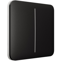 Выключатель Ajax LightSwitch 2-клавишный Black