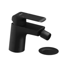 Смеситель для биде Ravak FL 055.20 с открыванием слива Click-Clack, черный (X070178)