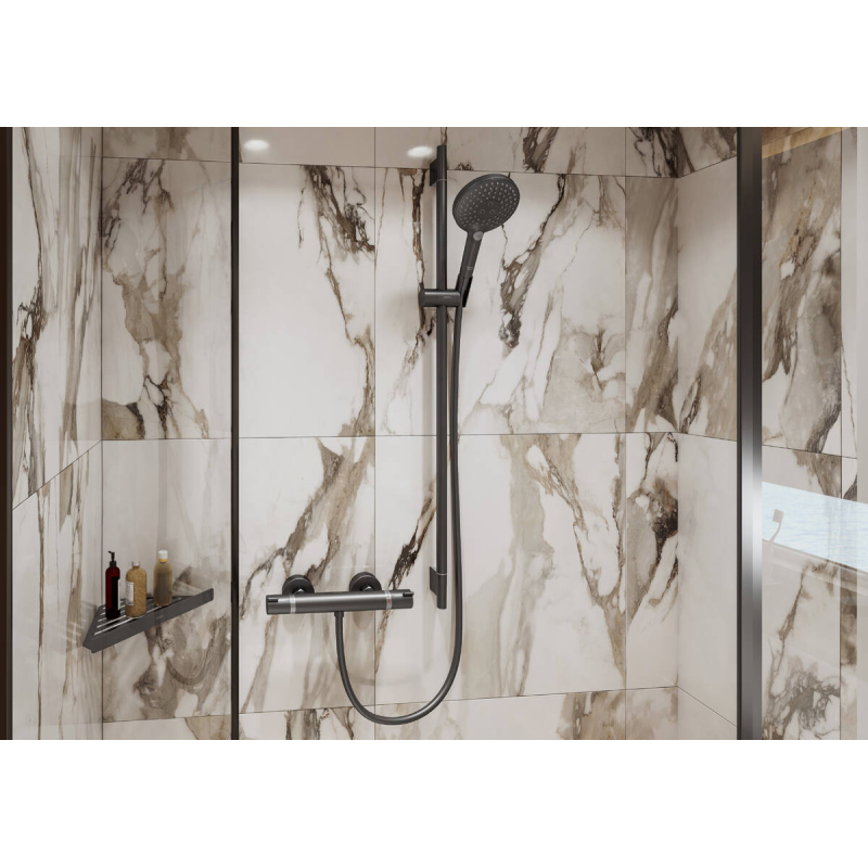 Ручной душ Hansgrohe Raindance Select S 120 3jet, матовый черный хром (26530340) фото 5