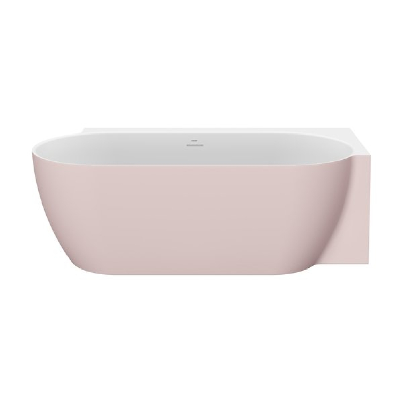 Ванна Ravak Freedom Corner II Tec 175x86 левая отдельно стоящая Alabaster Pink/белая крышка слива белая фото 2