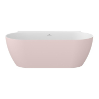 Ванна Ravak Freedom Wall II Tec 170x87 окремо стоїть Alabaster Pink/біла, кришка зливу біла