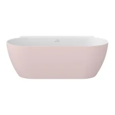 Ванна Ravak Freedom Wall II Tec 170x87 окремо стоїть Alabaster Pink/біла, кришка зливу біла
