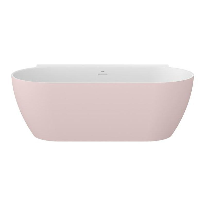 Ванна Ravak Freedom Wall II Tec 170x87 отдельно стоящая Alabaster Pink/белая, крышка слива белая фото 1