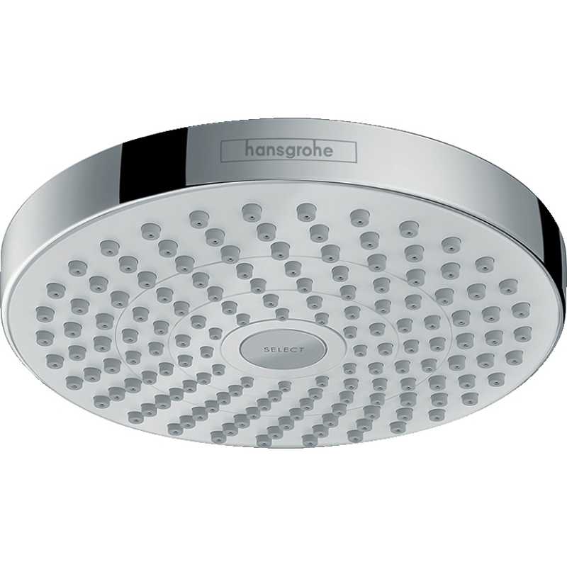 Croma Select S 180 2jet Верхний душ круглый 187 мм, хром/белый фото 1