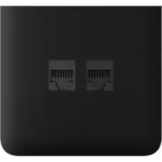 Бічна панель для вбудованої інтернет-розетки Ajax SideCover (LAN) vertical Black (126220.319.BL)