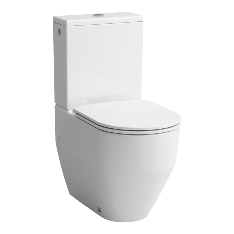 Pro Унитаз напольный 650*375*835 мм, с бачком, с сиденьем Soft-Close Slim, белый фото 1