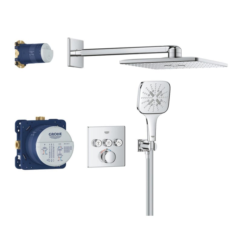 Grohtherm SmartControl Rainshower SmartActive 310 Душевая система скрытого монтажа, хром 34864000 фото 1