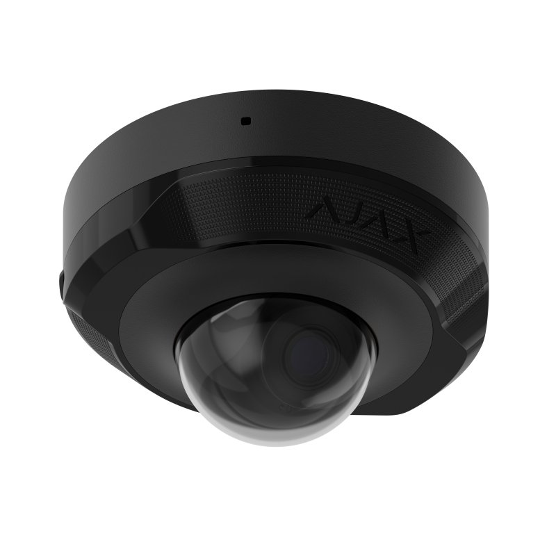 Проводная охранная IP-камера Ajax DomeCam Mini (8 Mp/2.8 mm) Black фото 1