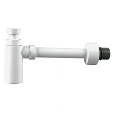 S-439 Сифон для раковини пляшковий з підовжувачем, білий.