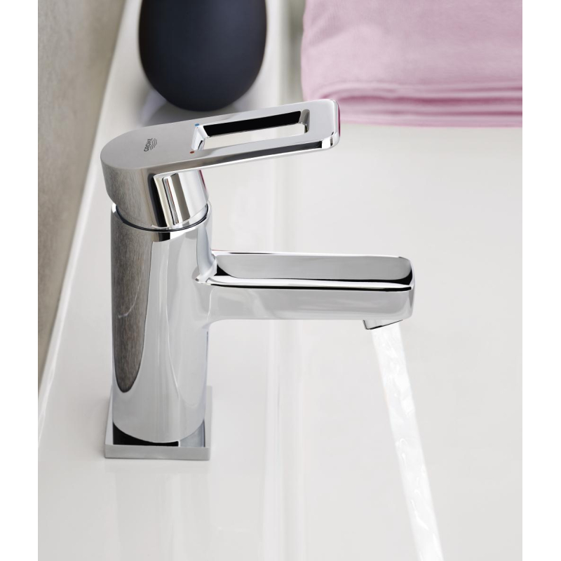 Смеситель для раковины Grohe Quadra S-Size 159 мм с донным клапаном, хром (32631000) фото 2