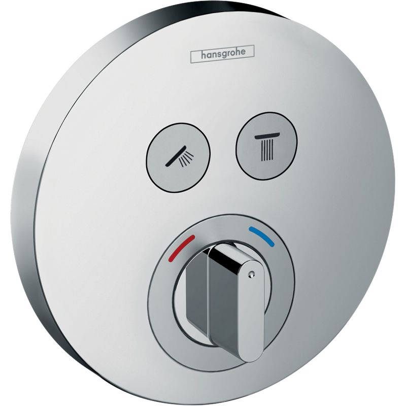 ShowerSelect S Смеситель для душа скрытого монтажа на 2 потребителя, хром фото 1